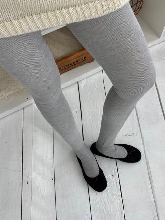 이런 상품 어때요? 연회색 그레이 골지 스타킹 타이즈