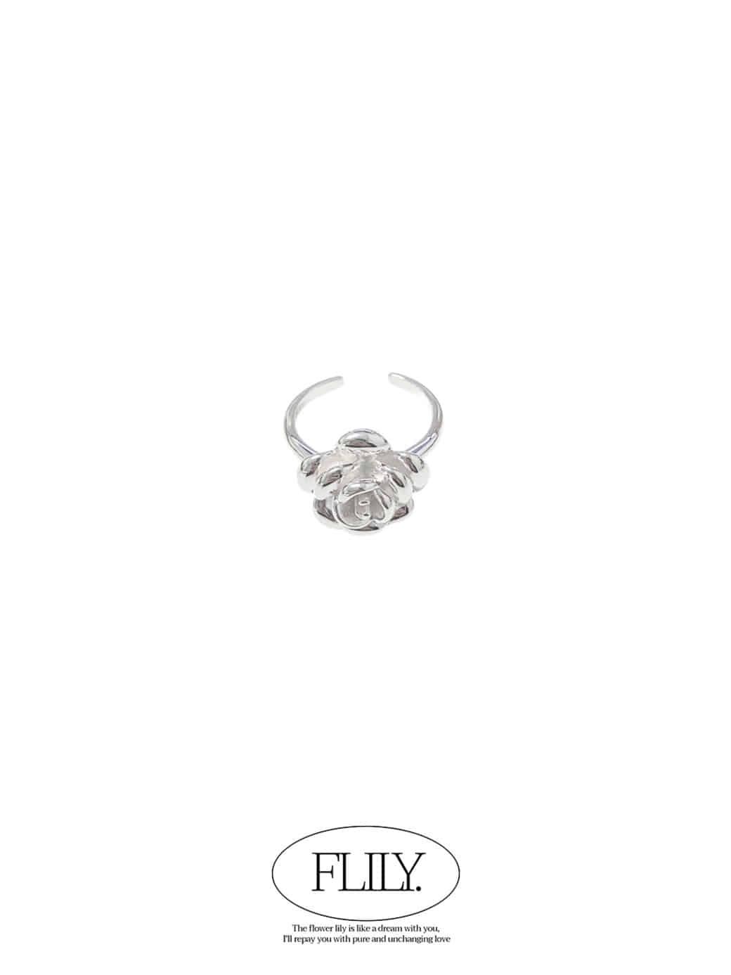 NE. Rose Bold Open Ring [Silver.925]