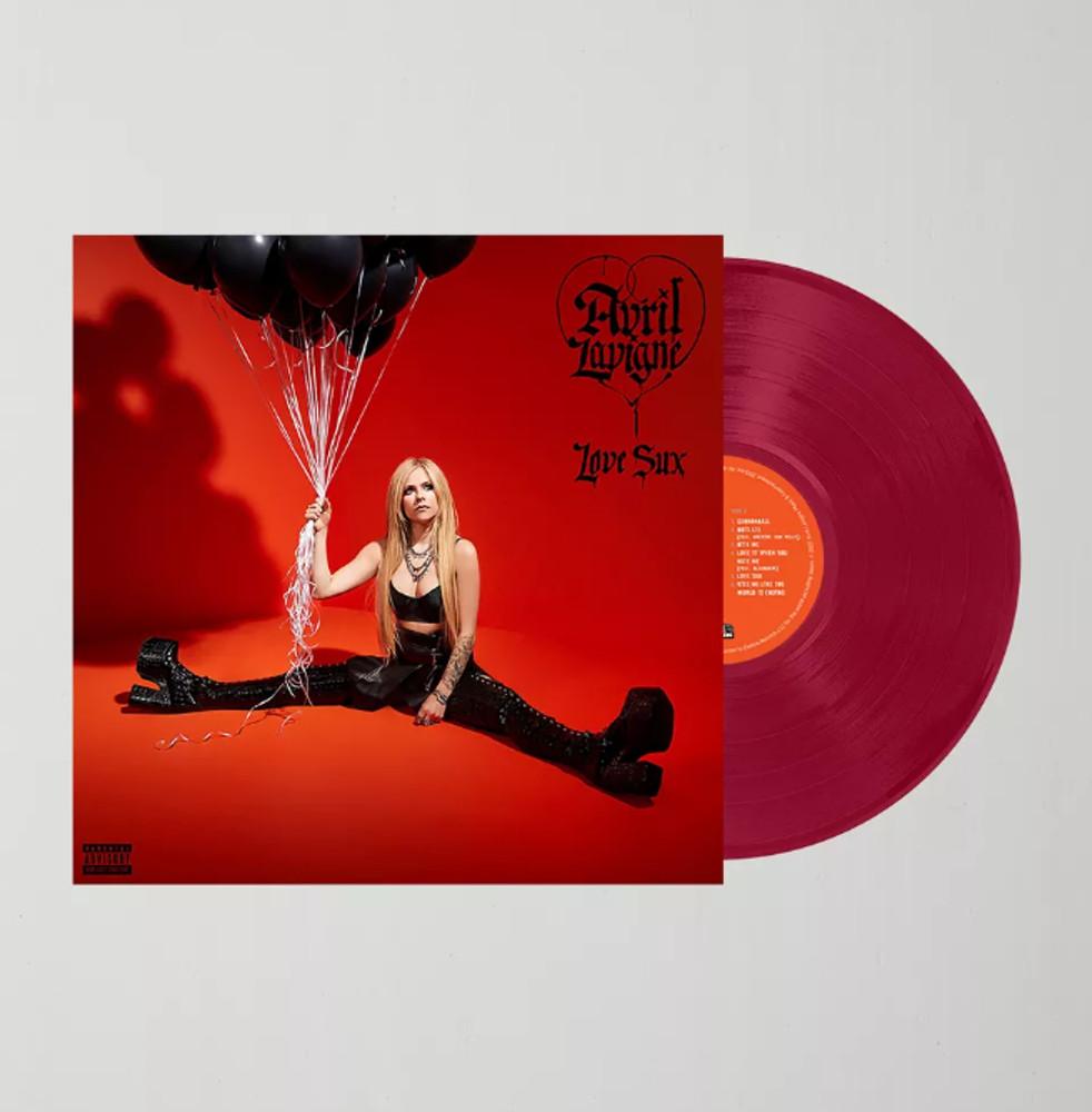 에이브릴 라빈 LP Love Sux, Avril Lavigne 레드 컬러 한정반 엘피