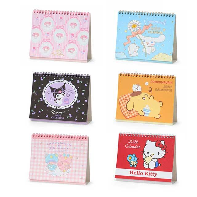 산리오 2026 책상 달력