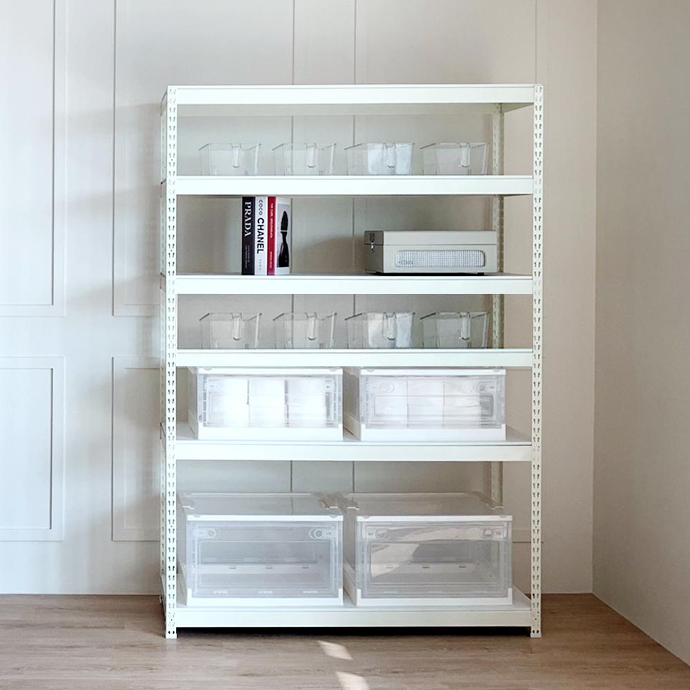 베란다선반 철제선반 조립식앵글 가로400X깊이300 높이2100 6단