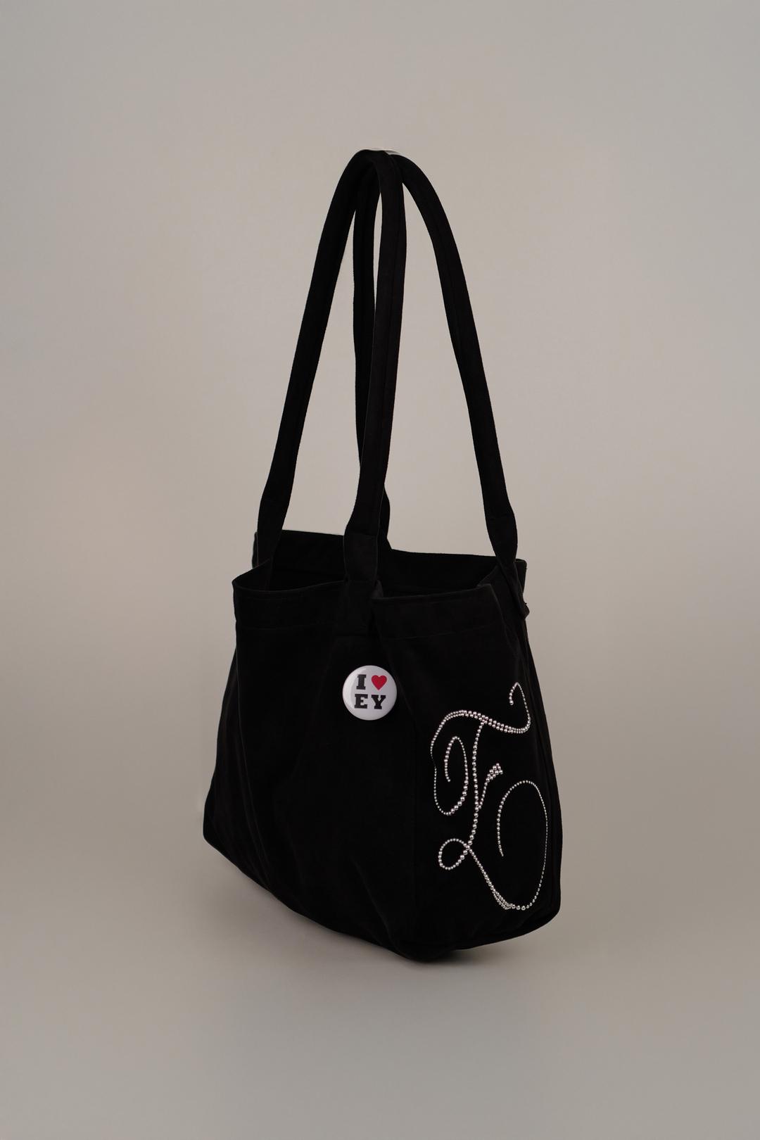 PONY SUEDE BAG (BLACK) / EXCLUSIVE