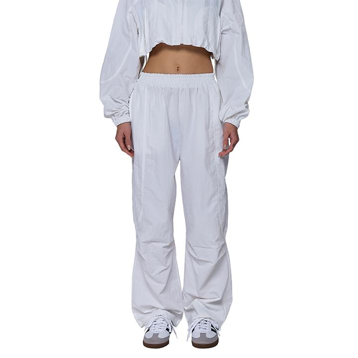 C NYLON TRACK PANTS_WHITE