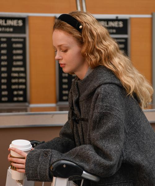 [WOOL]헤링후드더플롱코트 (QYCT250459)