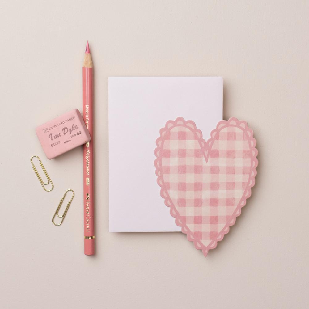 WANDERLUST PAPER CO - Pink heart Letter