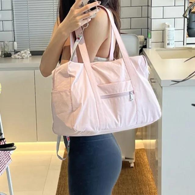 룰루 파스텔 운동 여행 소형 보스턴백 헬스 가방