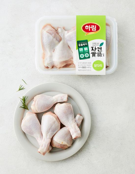 [자연실록] 동물복지 닭 다리 400g (냉장)