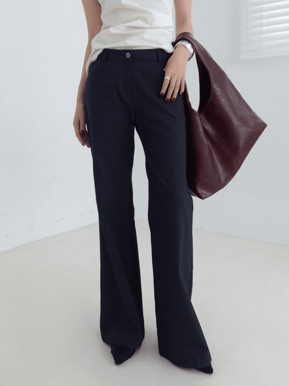 R. Herringbone pants (2colors)