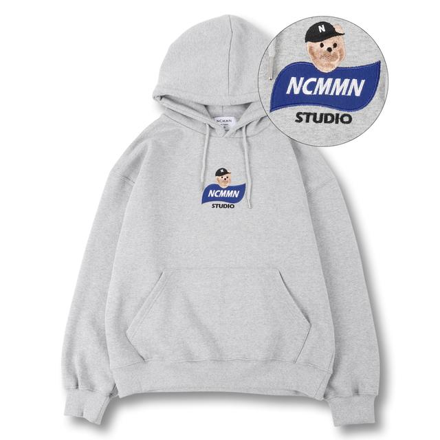 NCMMN BEAR HOODIE GY