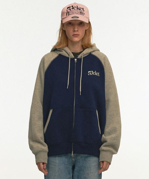 Plan Zip-Up Hoodie Navy