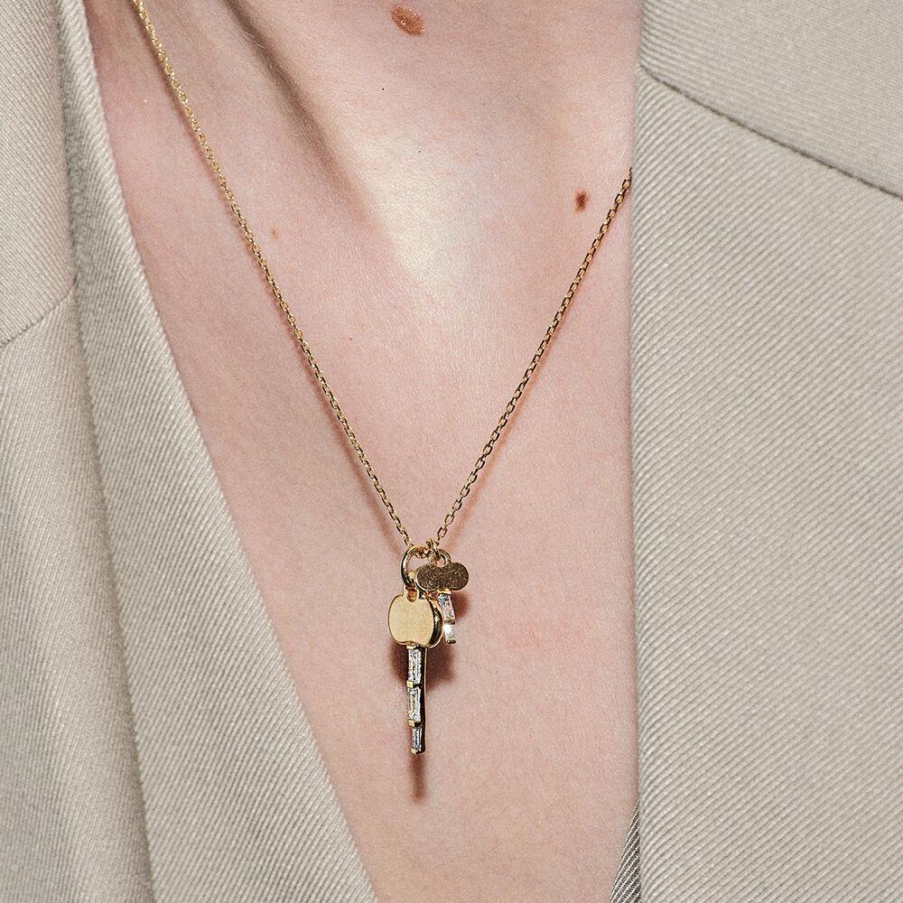 [김태리 착용][silver925]glisten key necklace