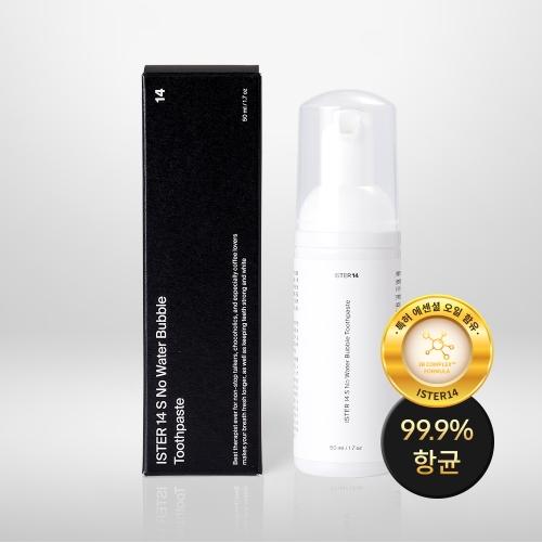 ★공식몰특가★ S 노워터 충치 박멸 14초 버블치약(충치 유발균 99.9% 항균, 특허 에센셜오일 함유)