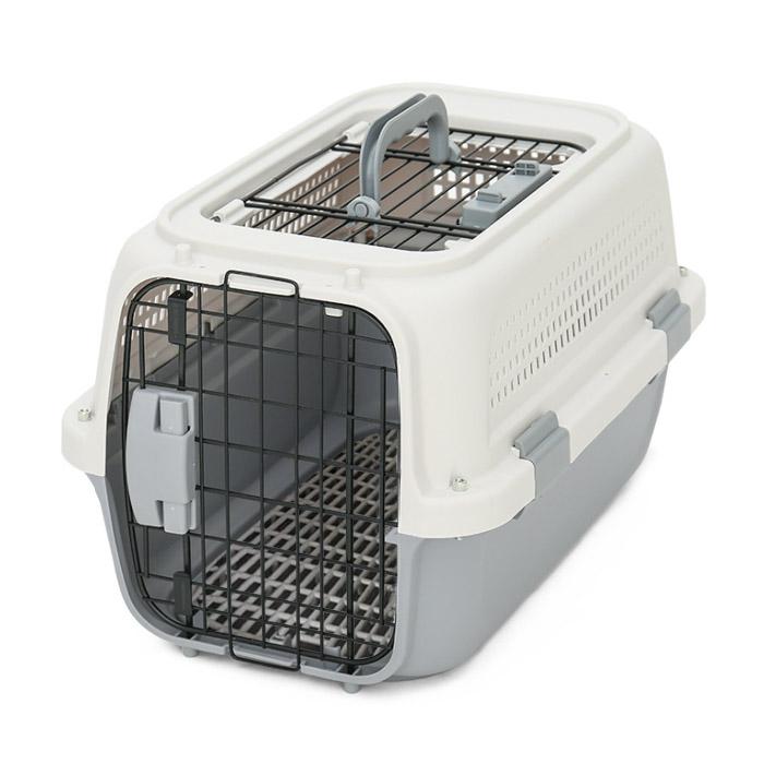 딩동펫 반려동물 파스텔 켄넬, 그레이, L, 1개