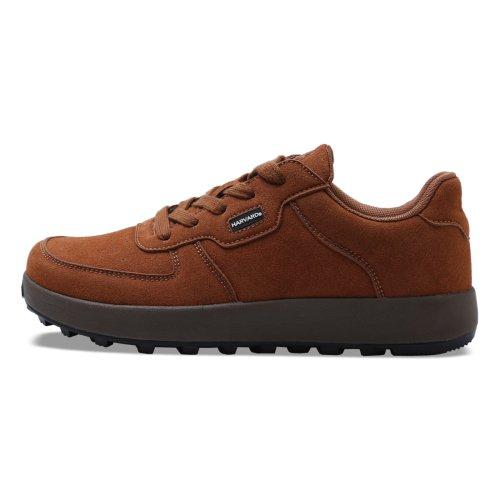 하버드 슈즈(HARVARD SHOES)  베이글 스웨이드 스니커즈 브라운 - 사이즈 & 후기 | 무신사