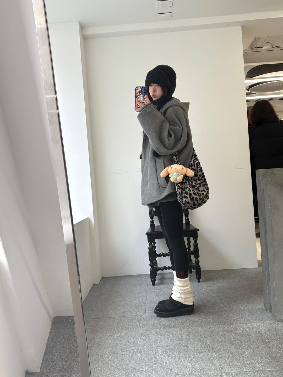 타입서비스 Hooded Half Coat [Gray] 하프 코트 | 후루츠패밀리