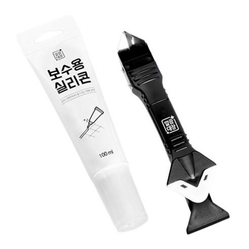 깔끔대장 긁어보게 스크래퍼 +보수용 실리콘 1개 - 건축/도장재료 | 쿠팡