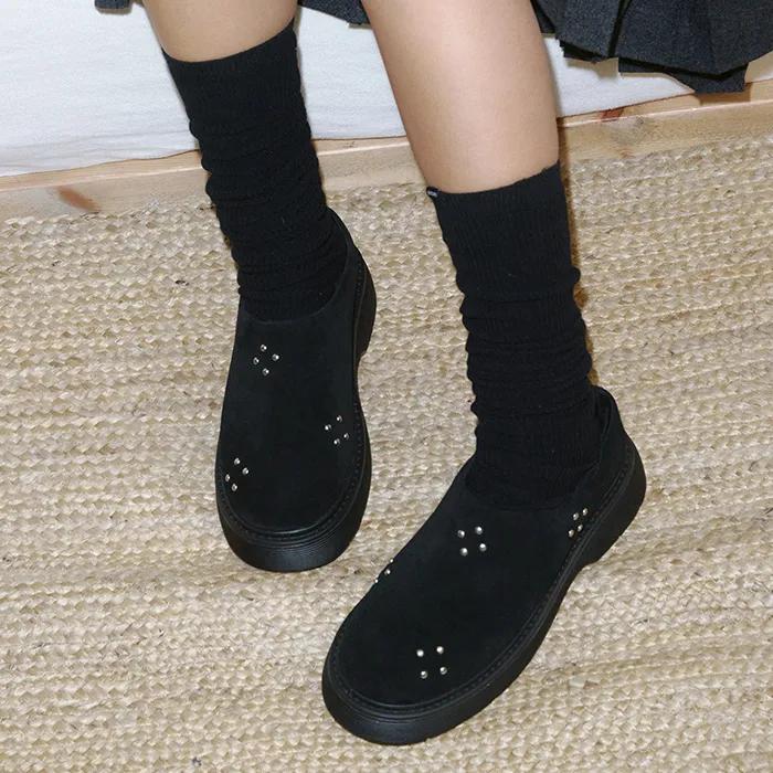 Norel Fur Clog / BLACK