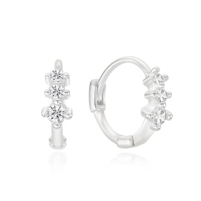 [silver925] avena cubic earring