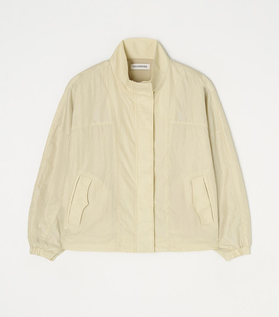 GLOW  WINDBREAKER JUMPER_BUTTER YELLOW