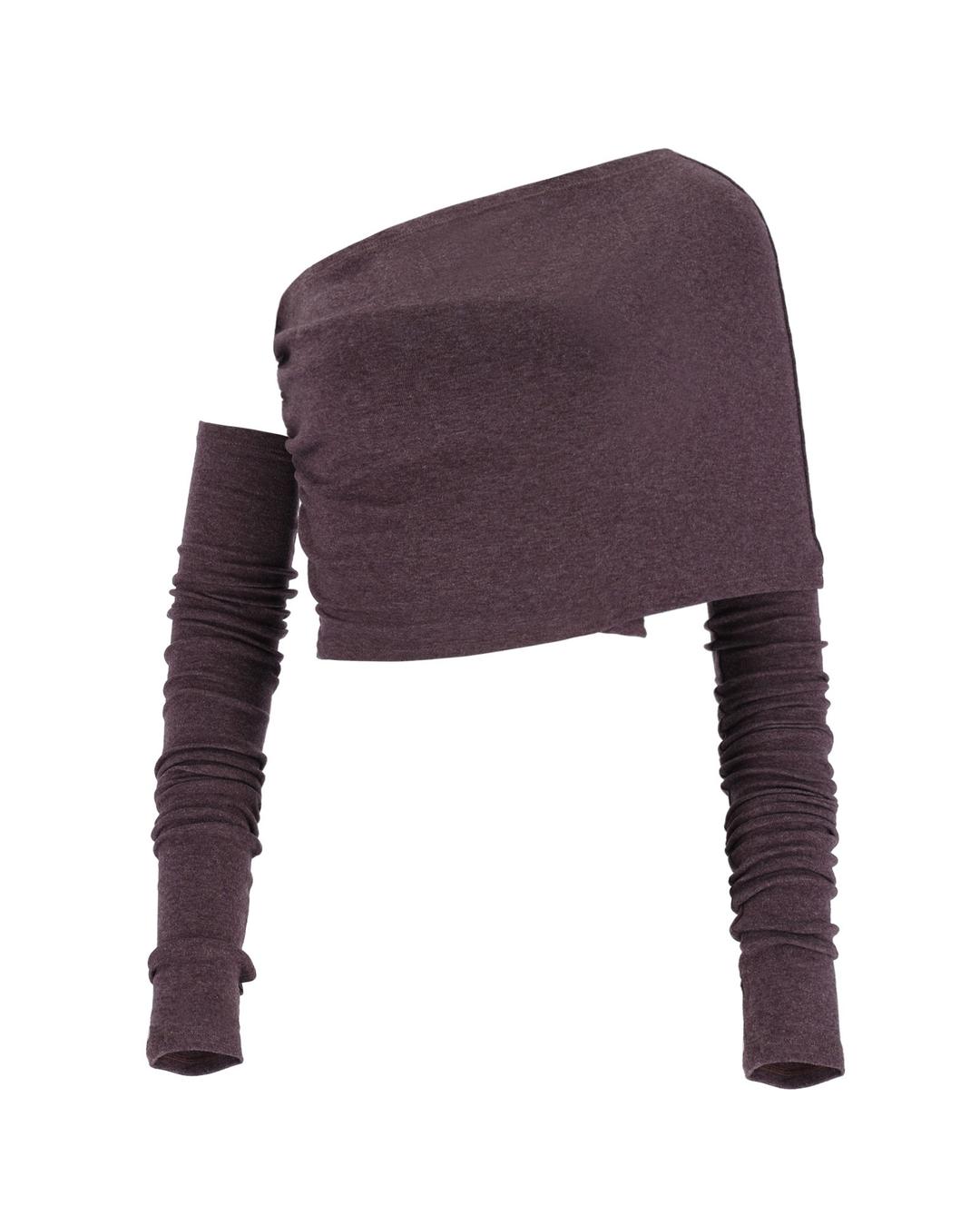 cape warmer top - grape