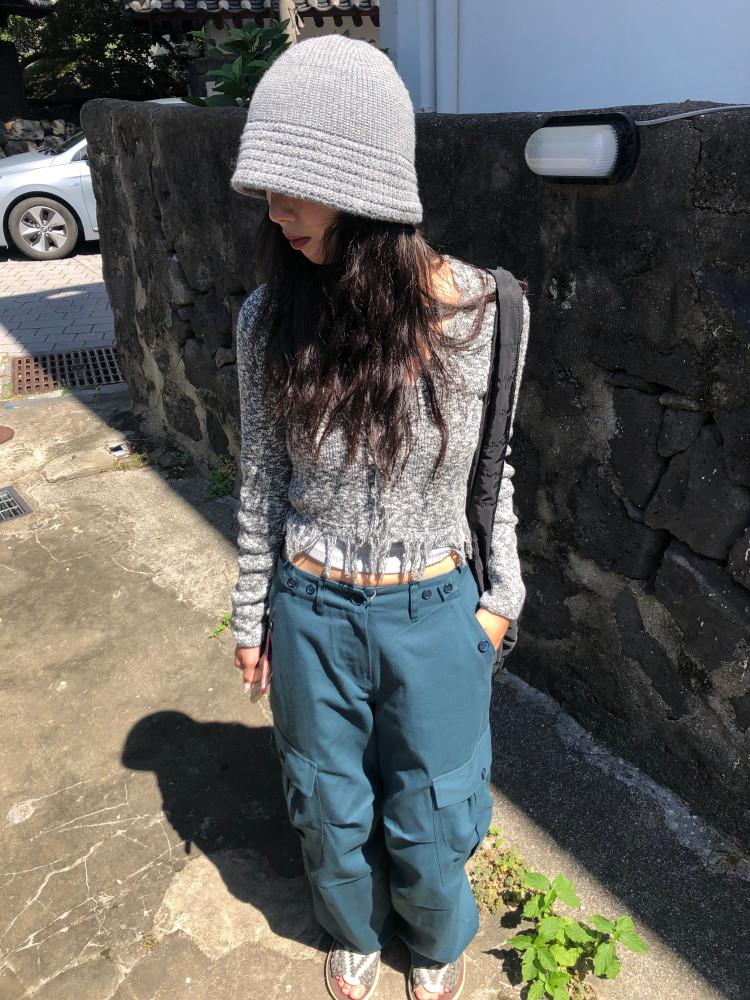 fringe knit cardigan