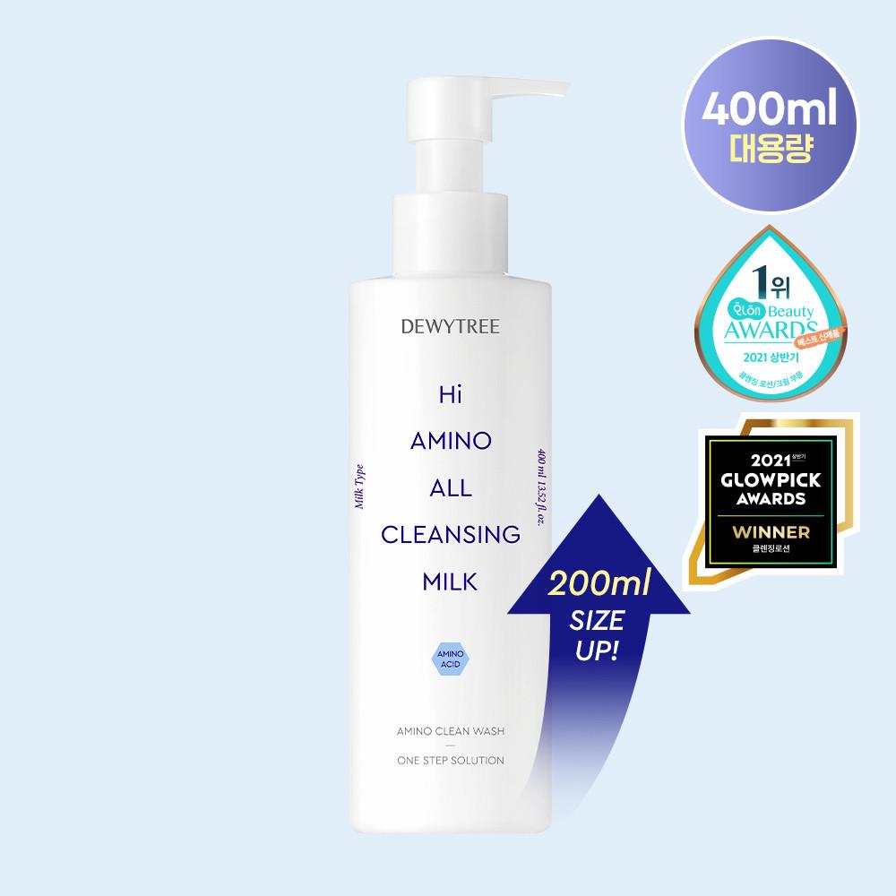 [듀이트리] 하이 아미노 올 클렌징 밀크 400ml