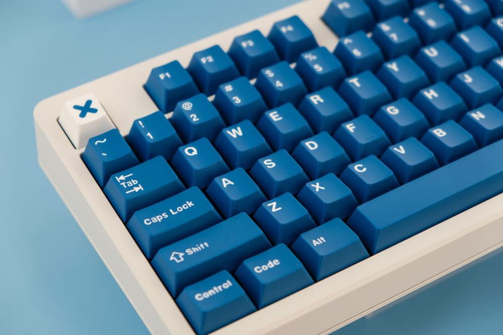 GMK 스타일 클래식 블루 파랑 체리 키캡 블루 ABS 한성