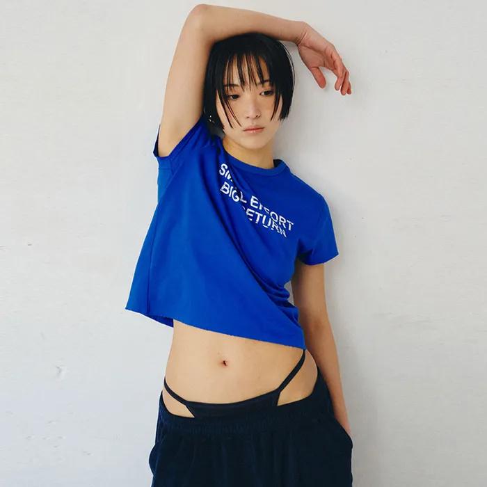 3 FORTUNE T-SHIRT, BLUE