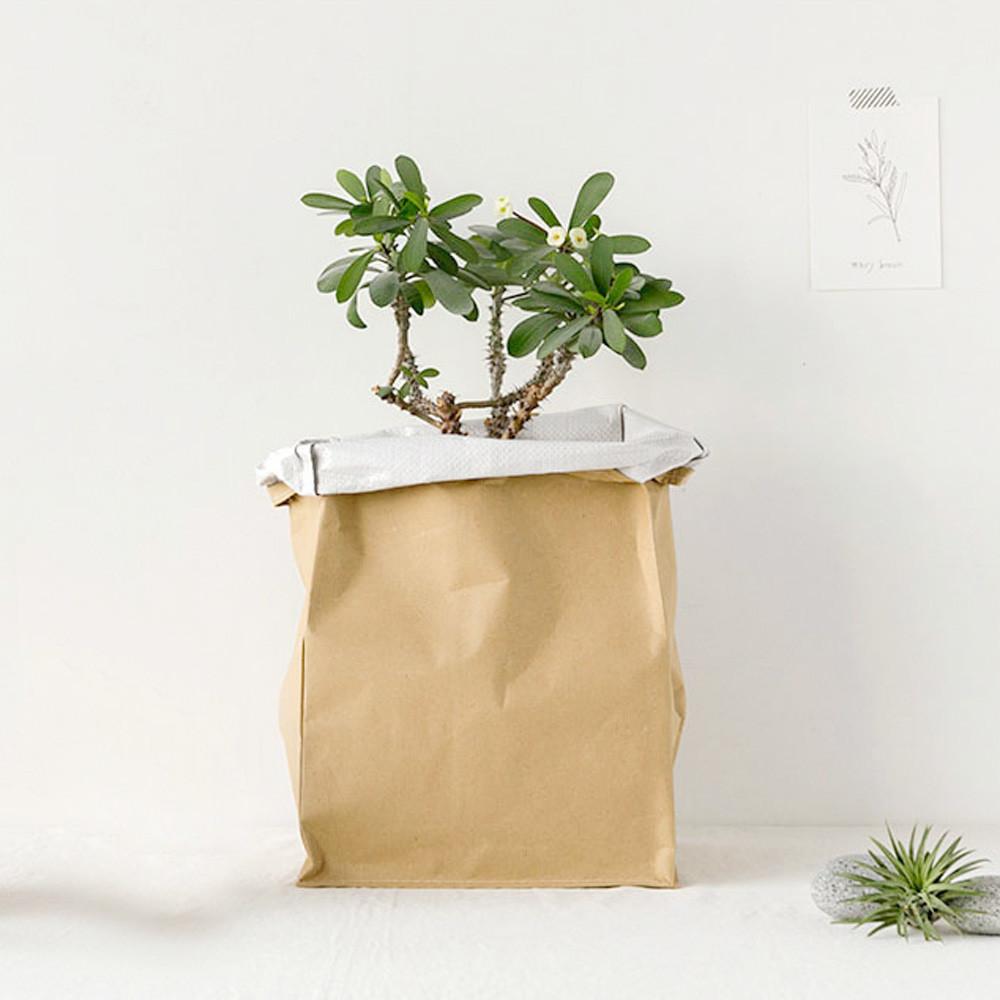 크래프트 화분덮개 종이 화분 가리개 커버 2매