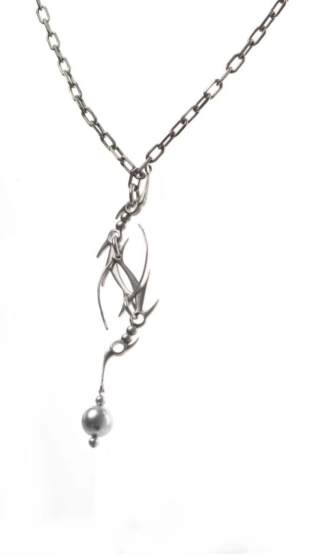 [IIIMIII] blackpaintingII chain necklace 3