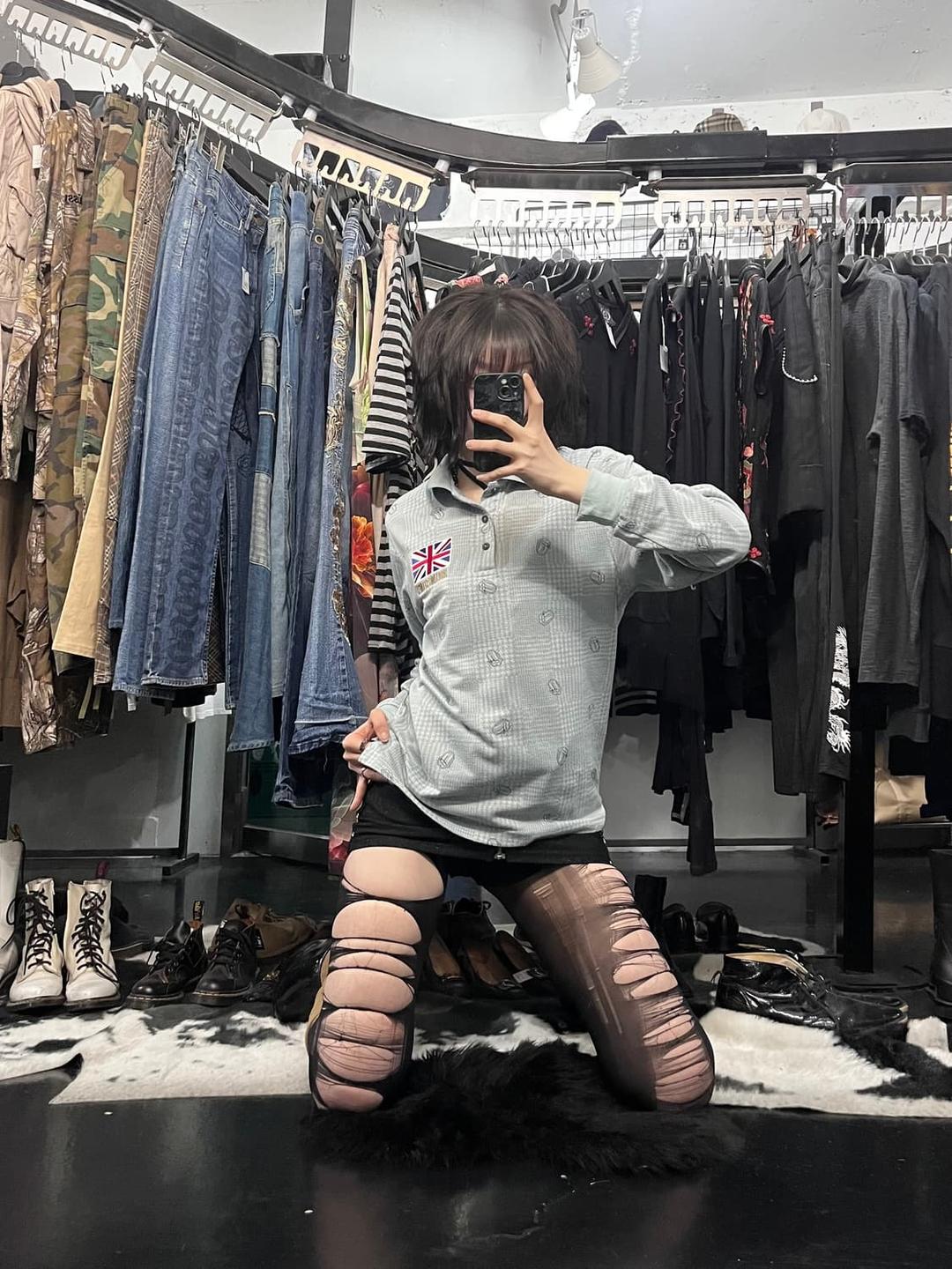 롤링스톤즈 하늘색 카라 롱슬리브 | 후루츠패밀리