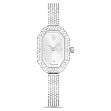 Dextera Bangle 워치, 스위스 메이드, 메탈 브레이슬릿, 실버 톤, 스테인리스 스틸