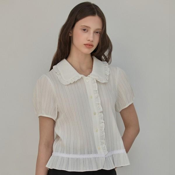 Frill Lace Blouse_2Color