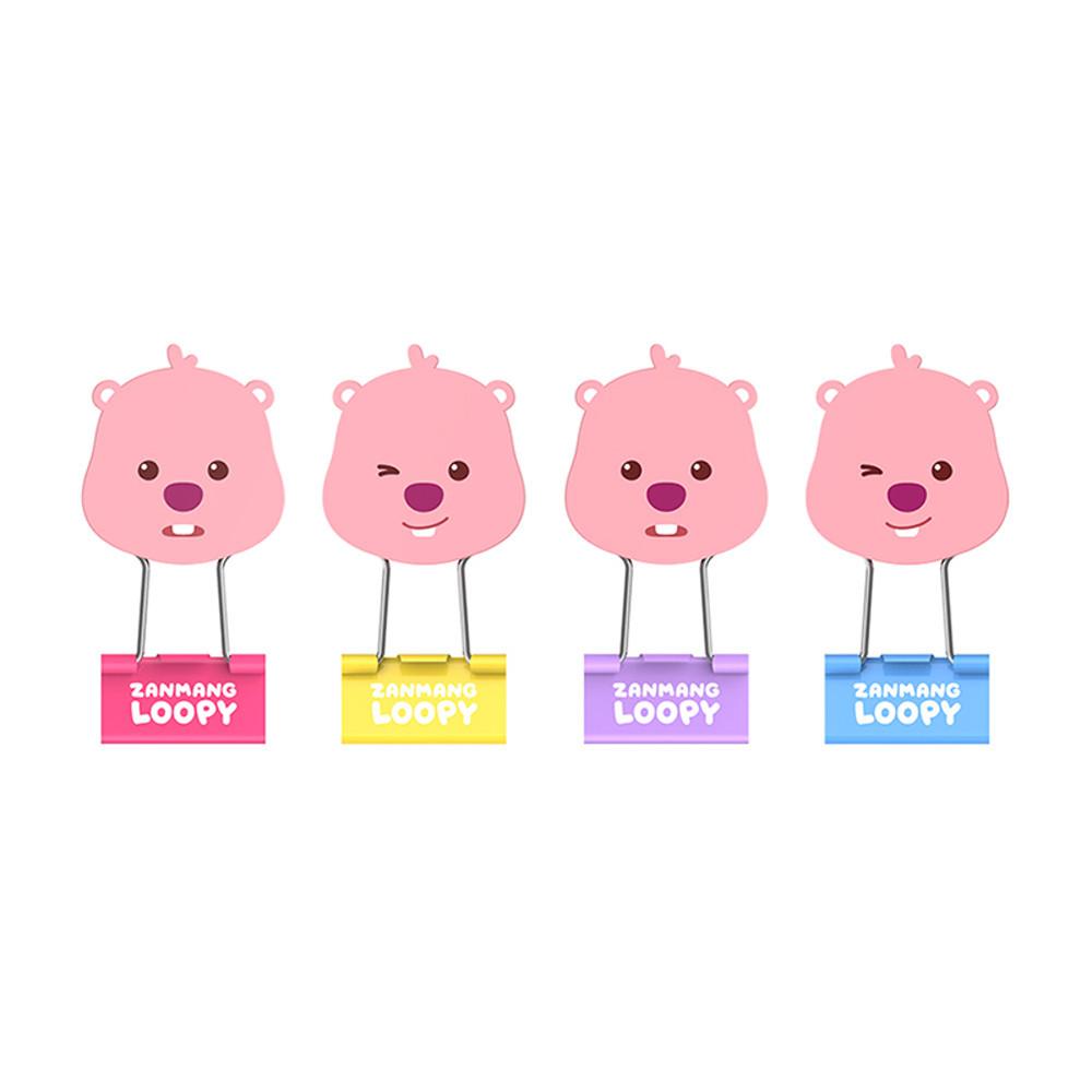 잔망루피 더블 클립 4P