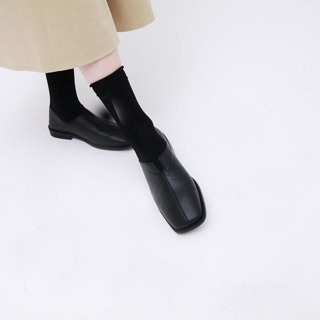 [단독] T105 tear loafer black 2-way (2cm)