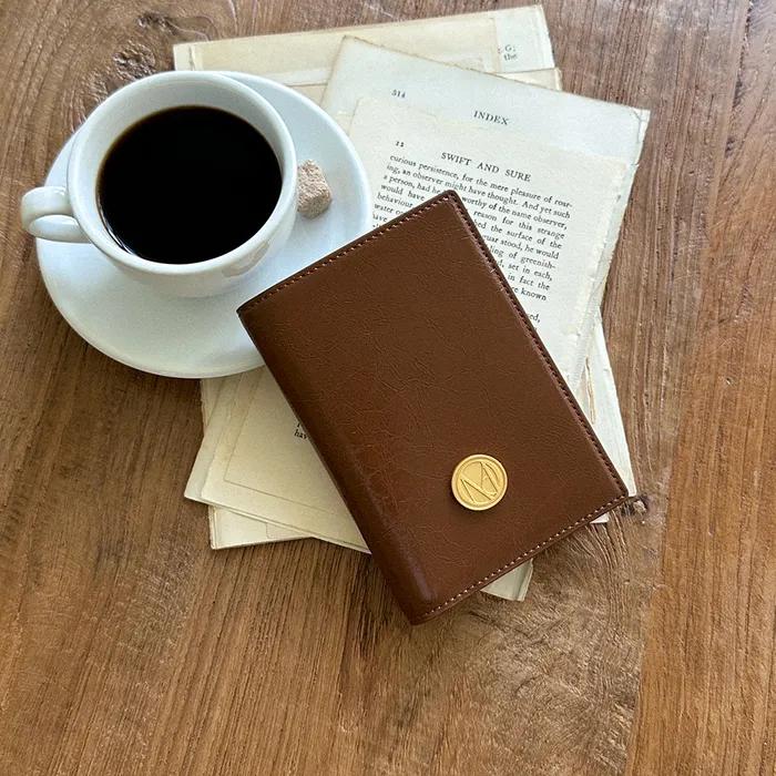 Ecrin passport wallet (여권지갑) -  Caramel