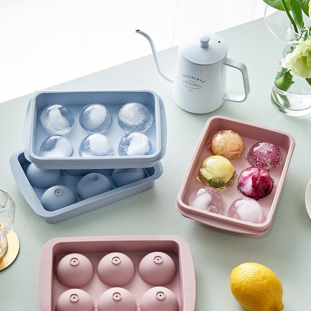 이지앤프리 프리미엄 아이스볼메이커 왕얼음틀 얼음트레이 6구 2P