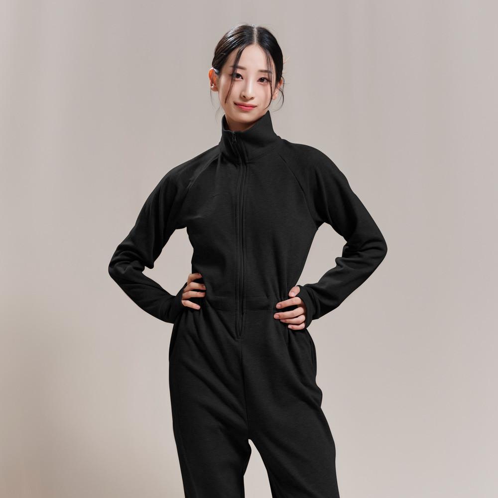 이플로라 성인 취미 발레복 전신워머 점프수트 양기모 원지즈