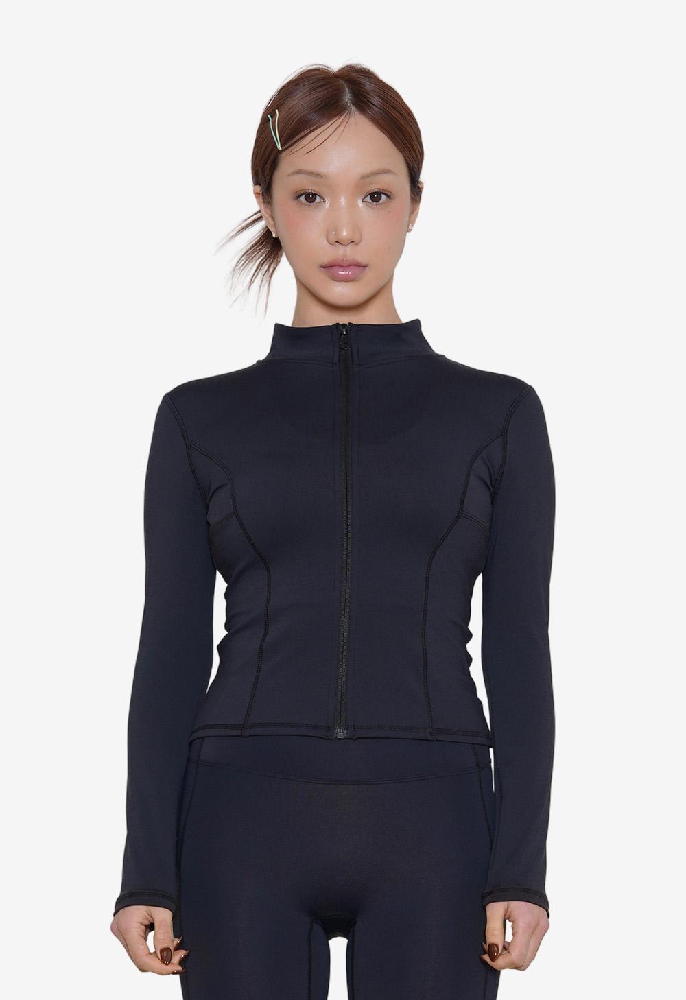 슬림핏 3D 집업 자켓 (3colors)