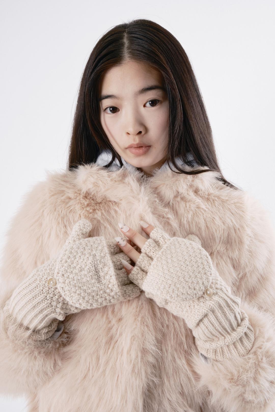 Knit 2-way gloves 005