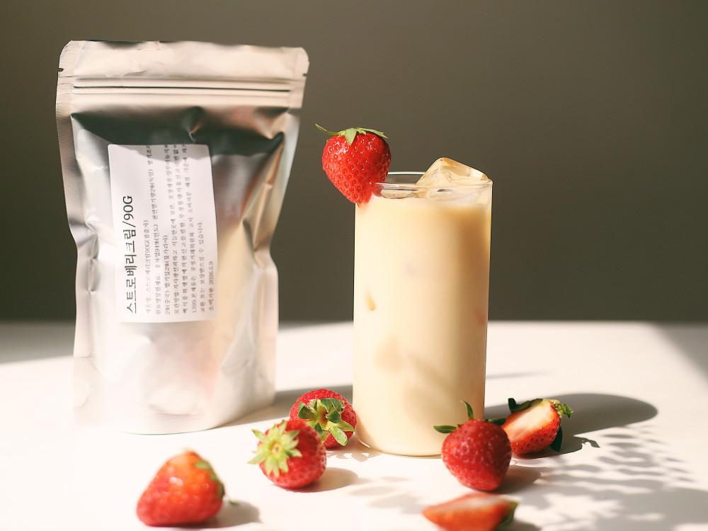 딸기 스트로베리크림 홍차 90g 정원의차