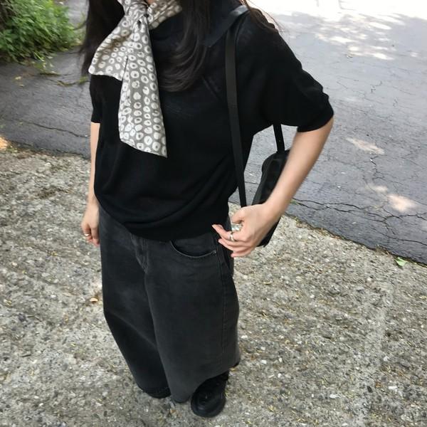 (3st) Muse Scarf - Milk tea