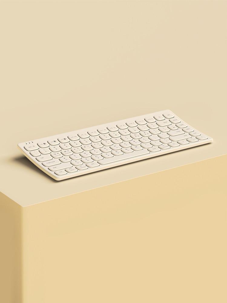 커브드 미니 텐키리스 무소음 인체공학 아이패드 무선 블루투스 키보드 B603