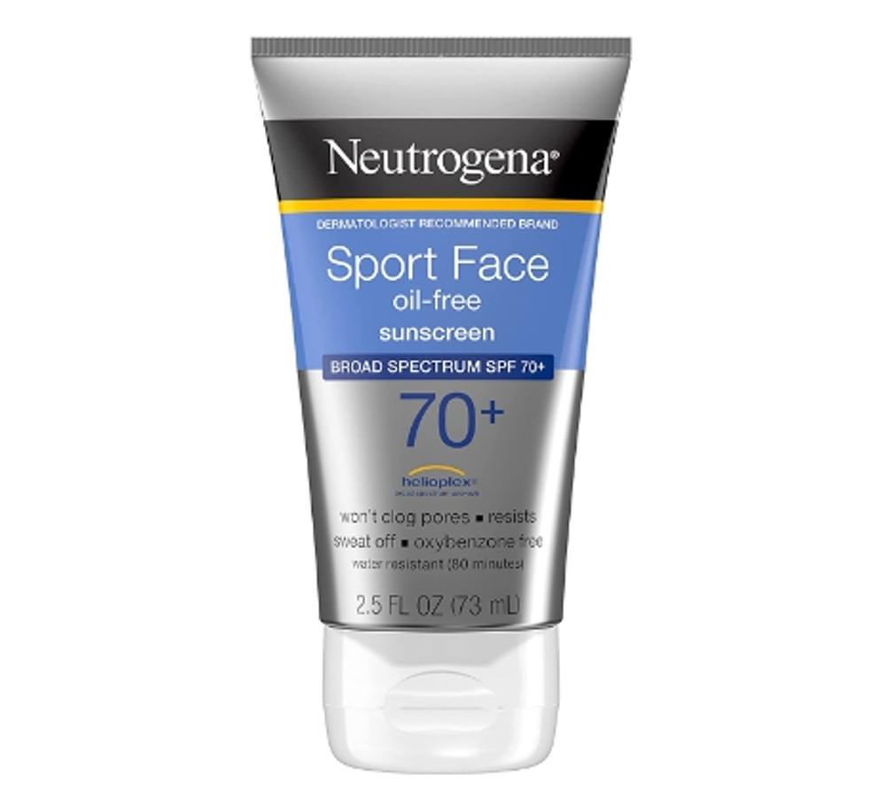 Neutrogena 뉴트로지나 스포츠 페이스 선스크린 로션 선크림 SPF 70+, 73ml