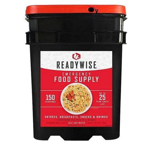 Readywise 래디와이즈 25년사용가능 생명구호키트 재난 대처 생명유지 다양한 구성 재난대처 비상식량 총 150인분 미국정품배송, 150회분, 1박스