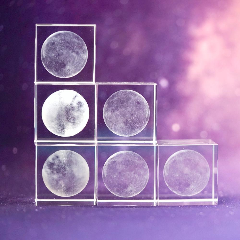 소중한 순간들 유리공예 큐브