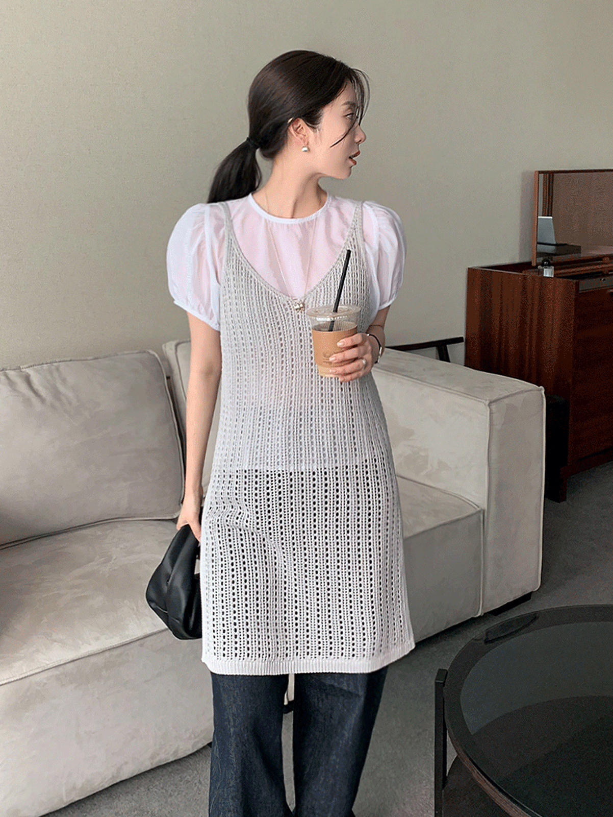 net layered ops (gray/black) 주문폭주!
