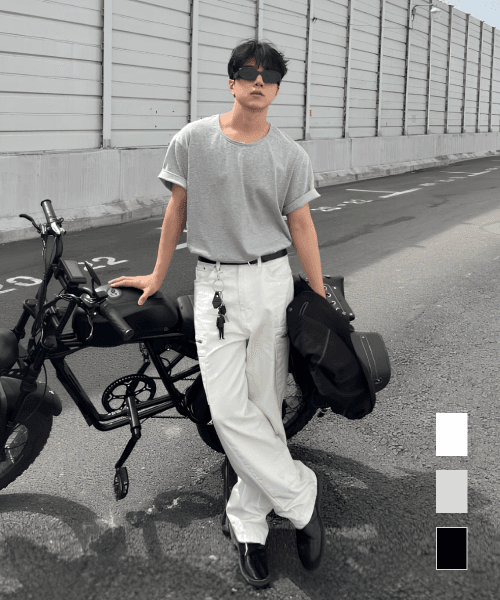 [4COLOR] SUPIMA U NECK