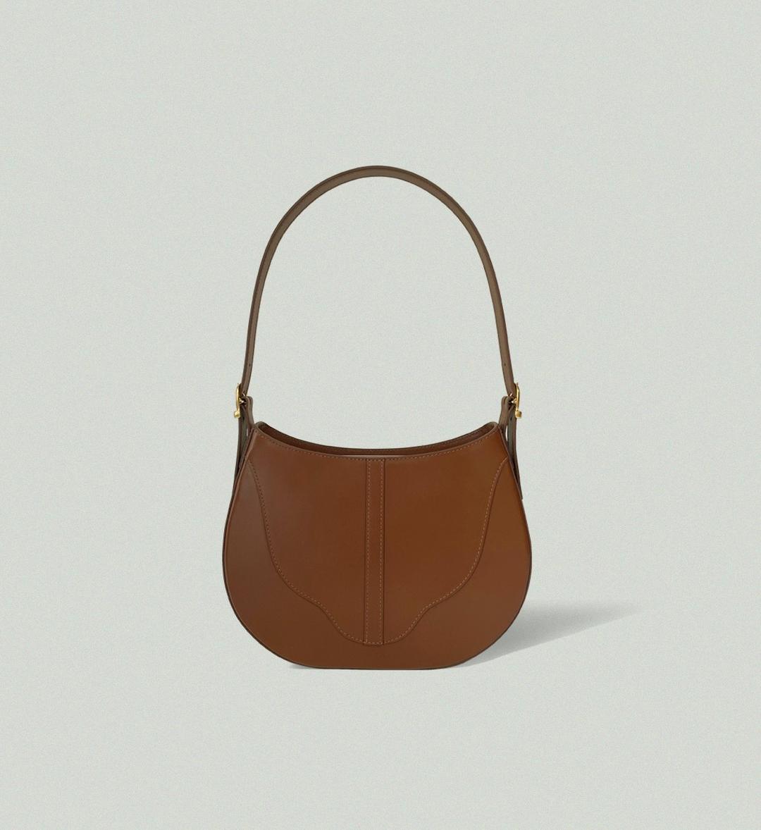 [𝟒𝐭𝐡] Carve hobo bag / Brown