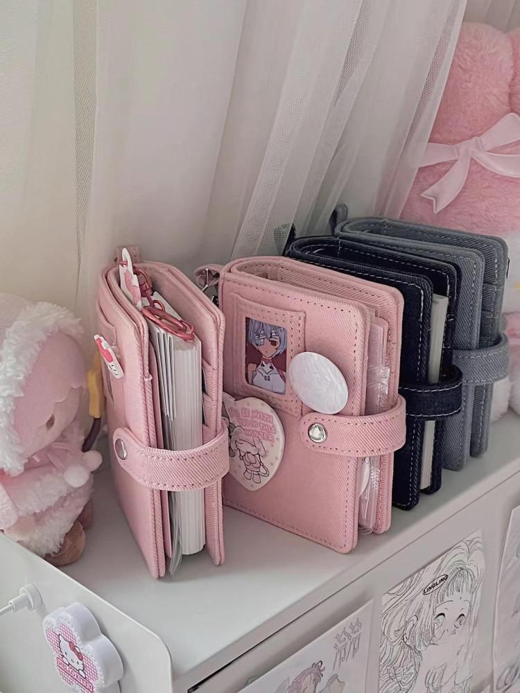 수심 Denim Pocket Diary(3 color) 데님 포켓 다이어리 지갑 5공 바인더